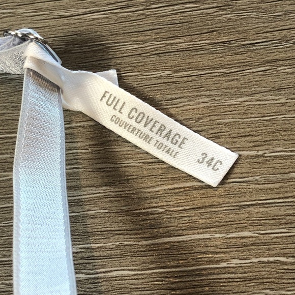 Aerie Sunnie Full Coverage Light Blue Lace Underwire Bra Womens Size 34C - Picture 3 of 6